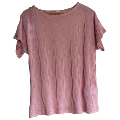 Pre-owned M Missoni Pink Cotton Top
