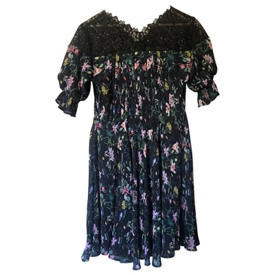 Pre-owned The Kooples Spring Summer 2019 Black Lace Dress