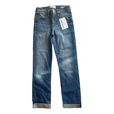 Pre-owned Frame Straight Pants In Other