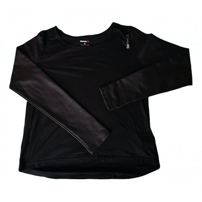 Pre-owned Reebok Black Polyester Top