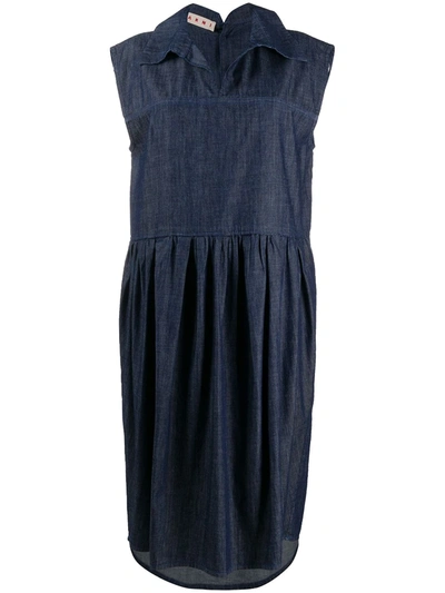 Marni Denim Dress In Blue