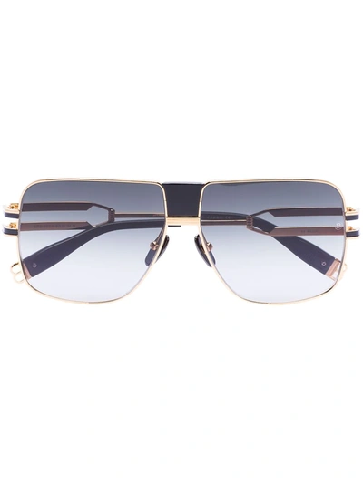 Balmain Eyewear Gold Tone 1914 Aviator Sunglasses