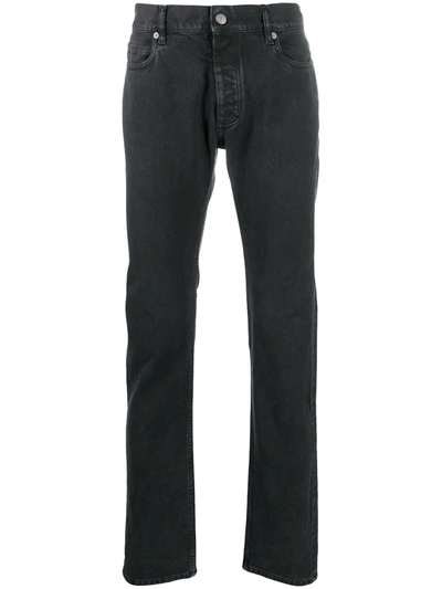 Maison Margiela Straight Leg Slim-fit Jeans In Grey