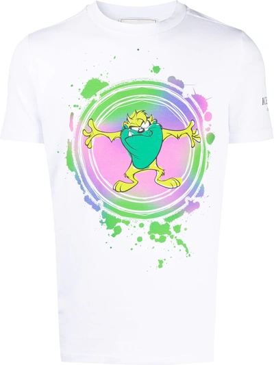 Iceberg Taz-print Slim-fit T-shirt In White