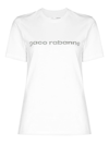Rabanne Logo-print Short-sleeved T-shirt In White