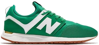 Pre-owned New Balance  247 Celtic In Green/white