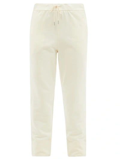 Jil Sander Tapered-leg Cotton-jersey Track Pants In 279 + 100