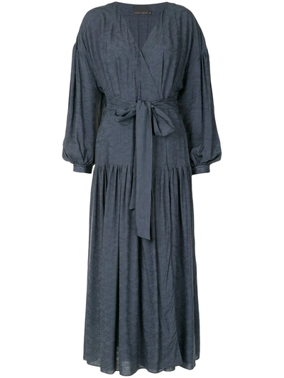 Ginger & Smart Ephemera Wrap Dress In Blue