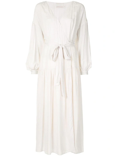Ginger & Smart Ephemera Wrap Dress In White