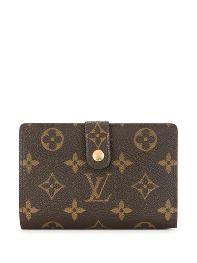 Pre-owned Louis Vuitton 2005  Monogram Print Wallet In Brown