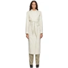 Lemaire Double-breasted Tie Waist Trench Coat In 903 Kraft G