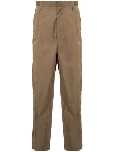 Kolor Cropped Tailored Trousers In Brown