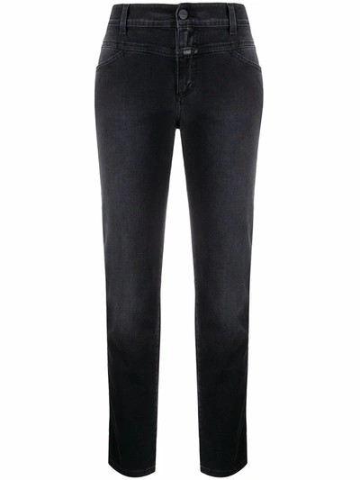 Closed Cropped Skinny Jeans In Dgy