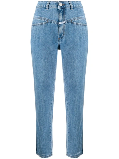 Closed Cropped Skinny Jeans In Mbl