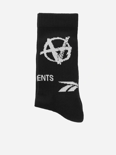Vetements Anarchy X Reebok Stretch Cotton Socks