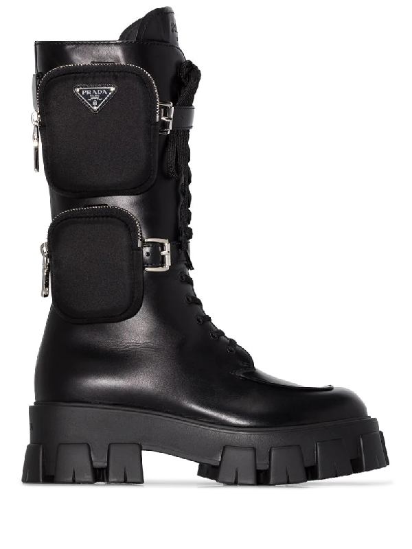 prada monolith boots size review