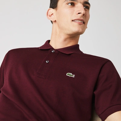 Lacoste Marl  Classic Fit L.12.12 Polo - 4xl - 9 In Red