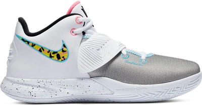 Pre-owned Nike  Kyrie Flytrap 3 South Beach In White/angry Blue-opti Yellow-black