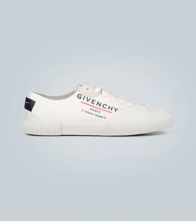 Givenchy Address Logo-print Low-top Sneakers In White