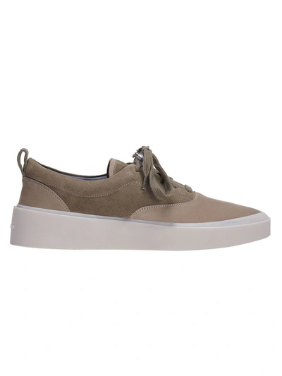 Fear Of God Suede Low-top Sneakers Taupe In Brown