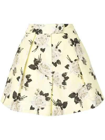 Erdem Floral-print Tailored Shorts In Multicolour