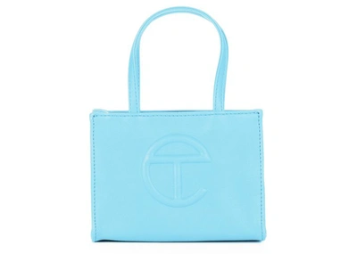 Pre-owned Telfar  Shopping Bag Small Pool Blue