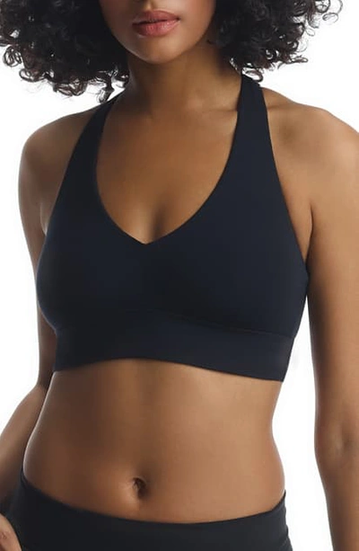 Commando Butter Comfy Racerback Bralette In Black