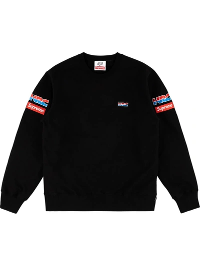 Supreme Honda Fox Racing Sweatshirt In Black