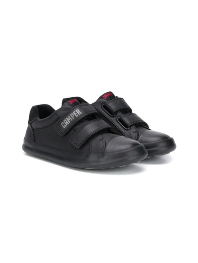 Camper Kids' Peu Touring Sneakers In Black