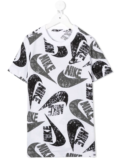Nike Teen Sportswear Older Kids' T-shirt In White