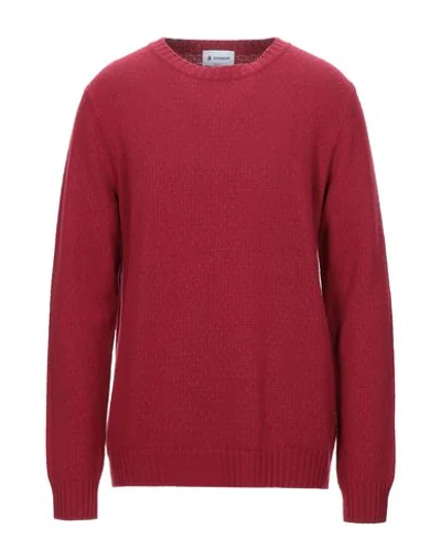 Dondup Sweaters In Brick Red