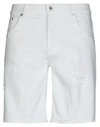 Dondup Denim Shorts In White