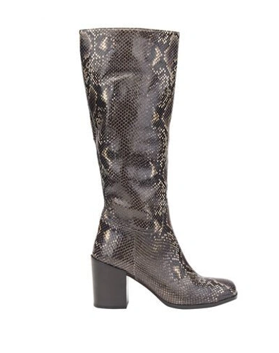 Ottod'ame Knee Boots In Brown