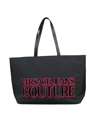 Versace Jeans Handbags In Black