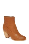 Frye Essa Bootie In Cognac Leather