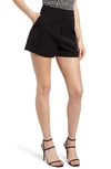 Endless Rose High Waist Tailored Shorts In Black