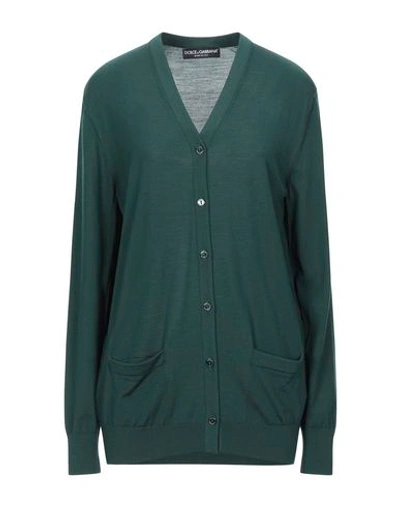 Dolce & Gabbana Cardigans In Green