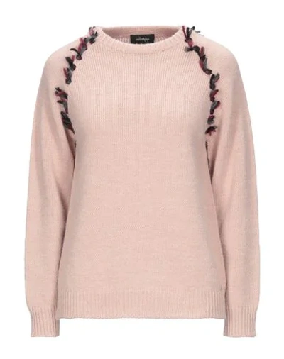 Ottod'ame Sweaters In Pastel Pink