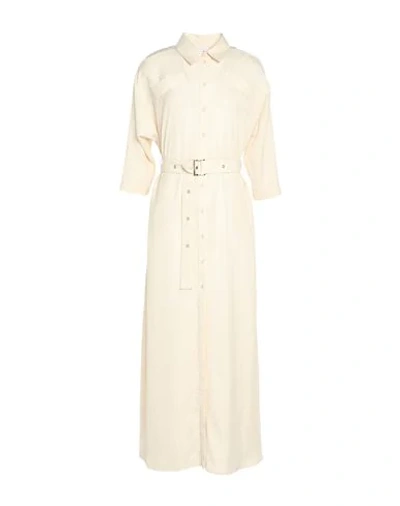 Patrizia Pepe Midi Dresses In Beige