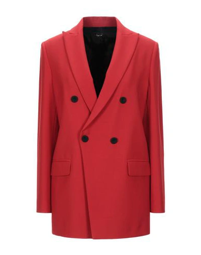 Hanita Sartorial Jacket In Red