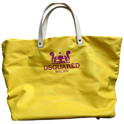 Pre-owned Dsquared2 Yellow Handbag