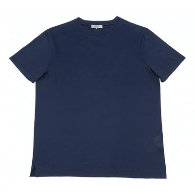 Pre-owned Valentino Navy Cotton T-shirt