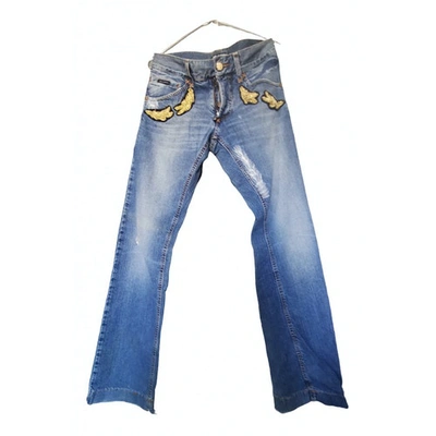 Pre-owned Dolce & Gabbana Trousers In Blue