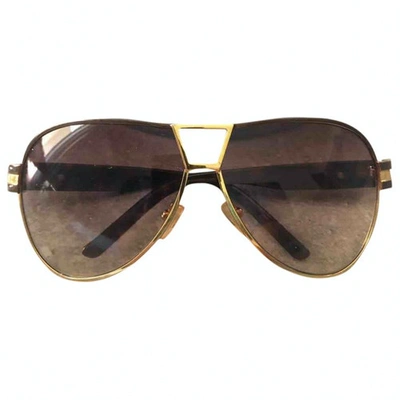 Pre-owned Marc By Marc Jacobs Gold Metal Sunglasses