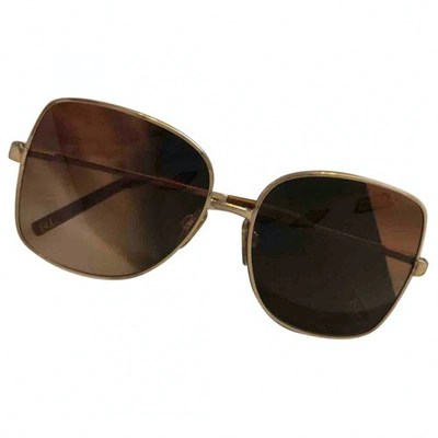 Pre-owned Ralph Lauren Gold Metal Sunglasses
