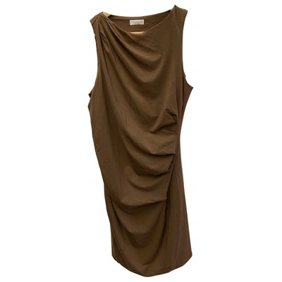 Pre-owned Brunello Cucinelli Mid-length Dress In Brown