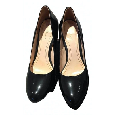 Pre-owned Cole Haan Patent Leather Heels In Black