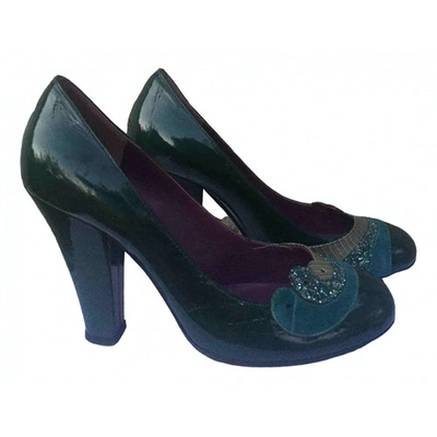Pre-owned Marc Jacobs Patent Leather Heels In Green