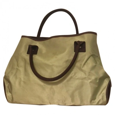 Pre-owned Lancel Green Cloth Handbag