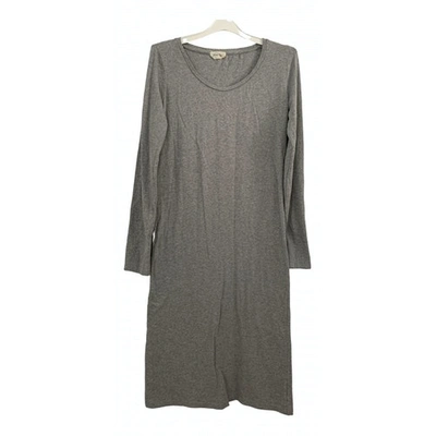 Pre-owned American Vintage Grey Cotton - Elasthane Dress